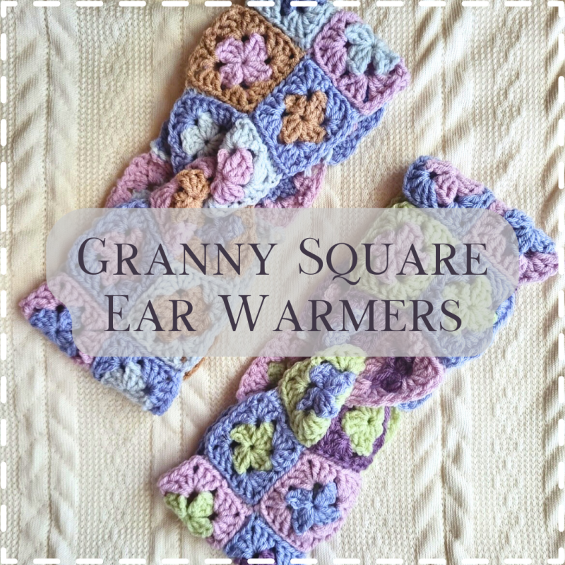 Granny Square Ear&nbsp;Warmers